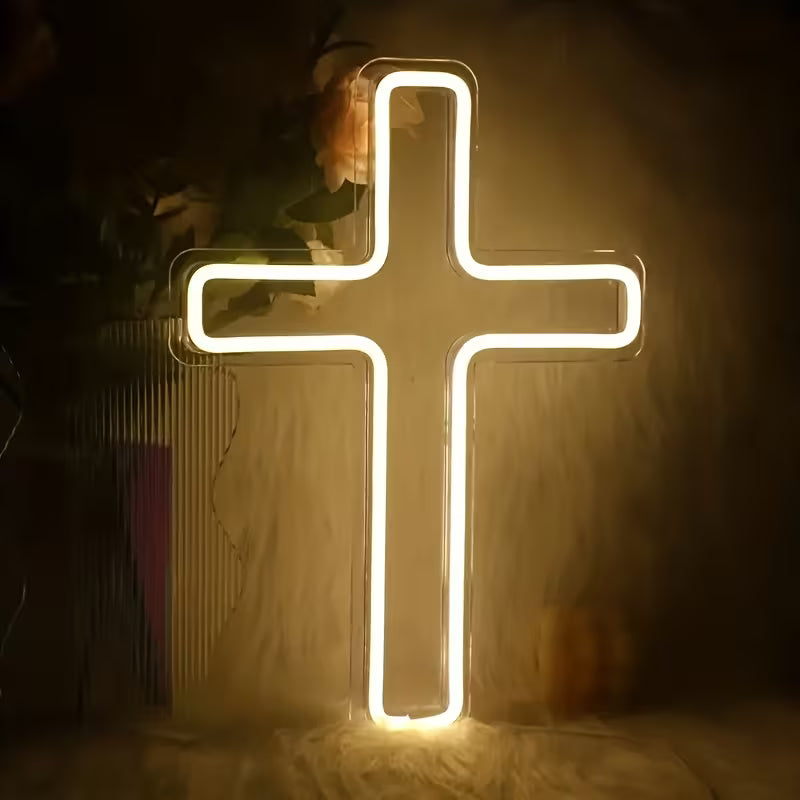 lampe croix du christ chrétien