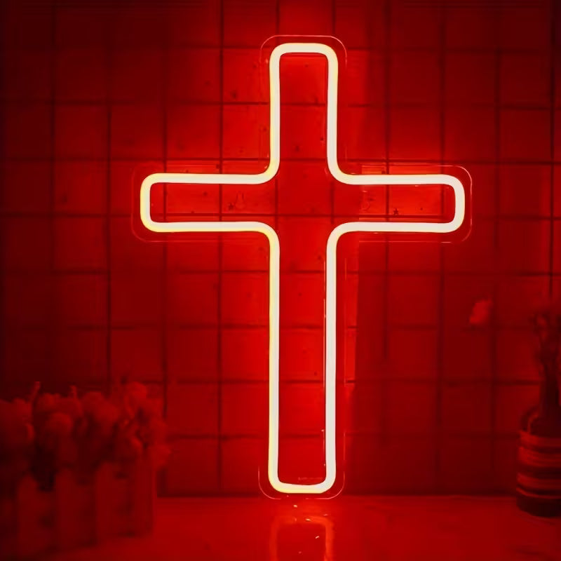 lampe croix du christ chrétien