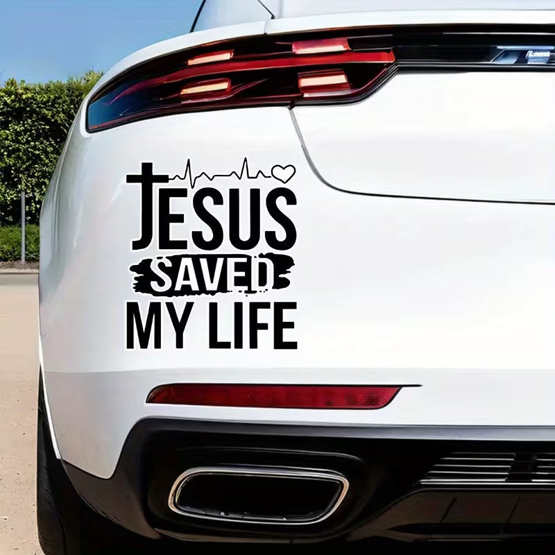 Autocollant de Voiture JÉSUS MA VIE