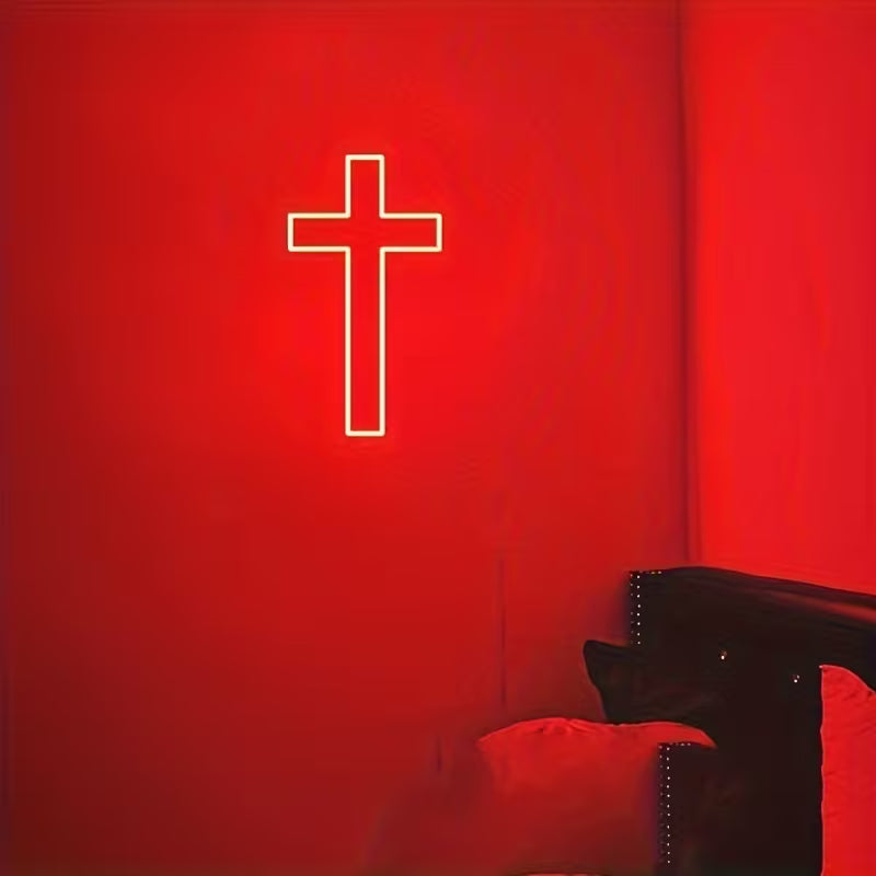 lampe croix du christ chrétien