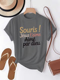 t-shirt jésus t'aime chrétien