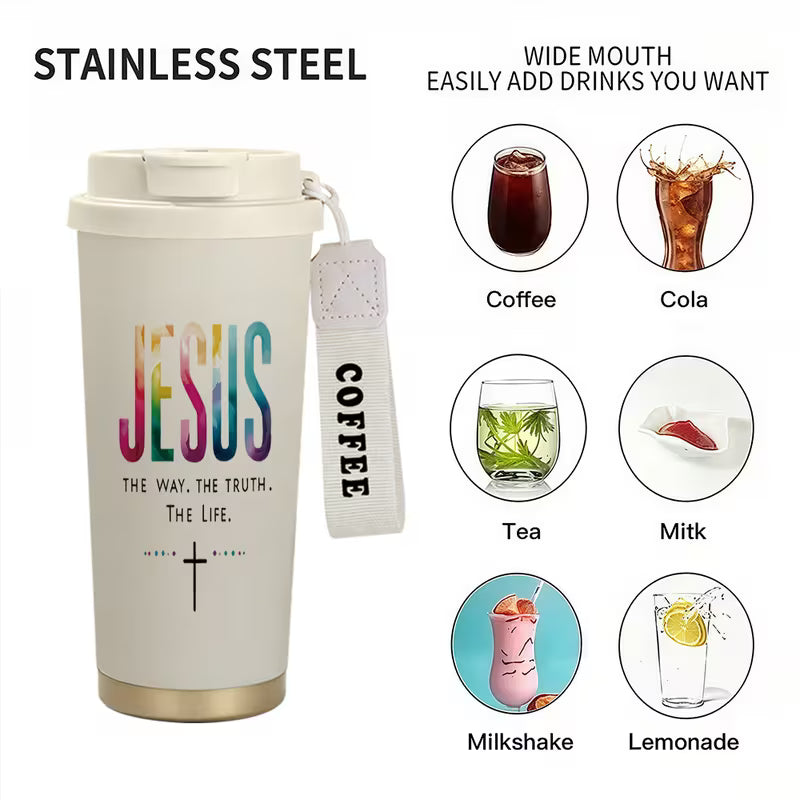 1 tasse de voyage chrétienne de grande taille