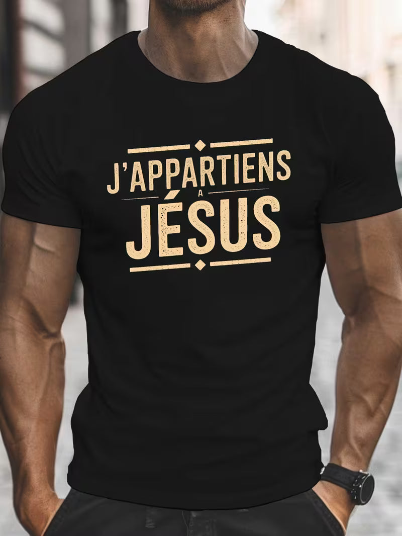 t-shirt j'appartiens à jésus