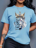 T-shirt lion yeshua chrétien